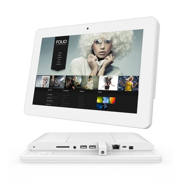 Tablet de parede Android PoE Industry, 10 ", WiFi, RJ45, Bluetooth, VESA, suporte personalizado, melhor tablet para uso industrial