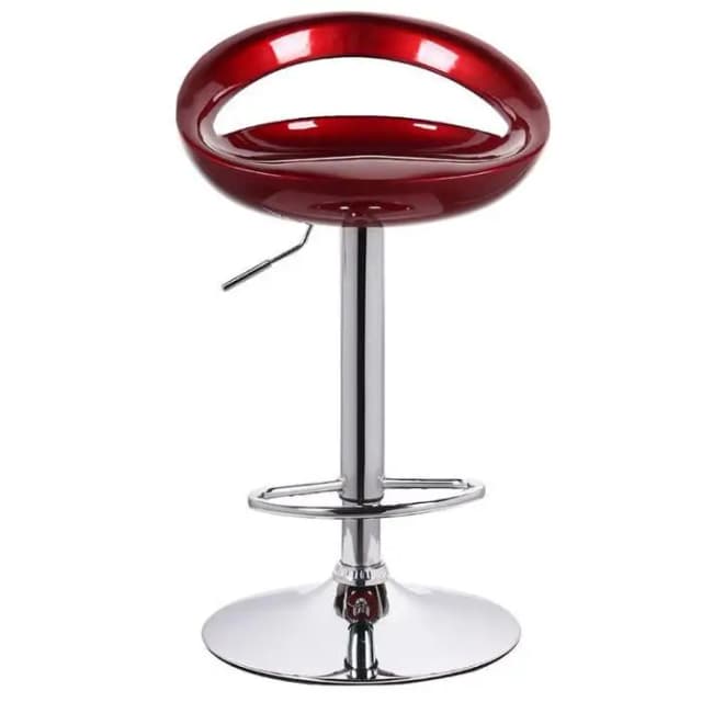 Ajustável High Bar Cadeira Giratória Modern Nordic Seat High Stool Front Desk Lift Moda Encosto Estilo Nórdico Metal Pernas Bar Cadeira PVC Cadeiras de Jantar