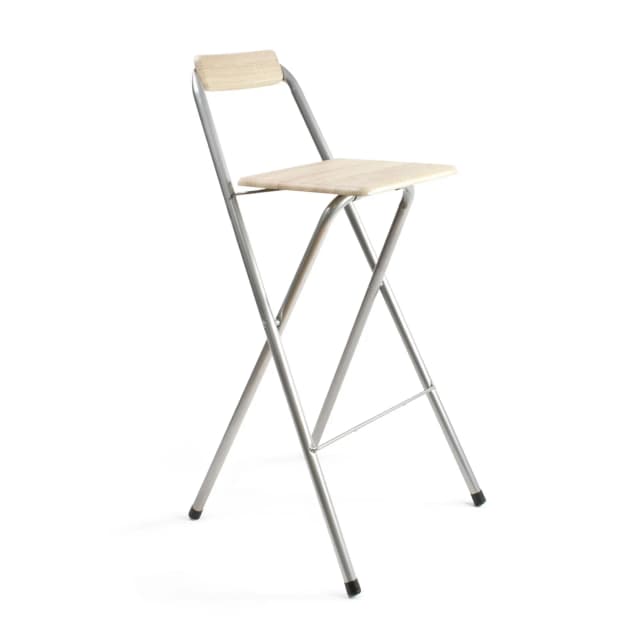 Banqueta dobrável com encosto - The Secret Home - design moderno confortável e resistente