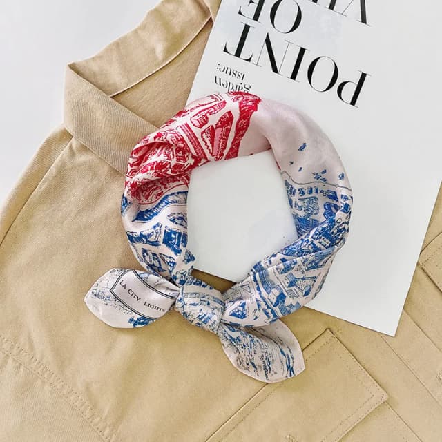 100% lenços quadrados de seda real feminino bandana alta qualidade impresso foulard lenços de cabelo saco gravata macio lenço bandana