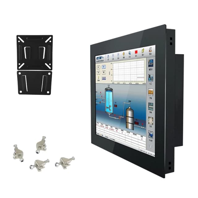10 "12" 15 Polegada computador industrial tudo em um pc mini tablet painel com tela de toque resistiva intel core i3 para win10 pro