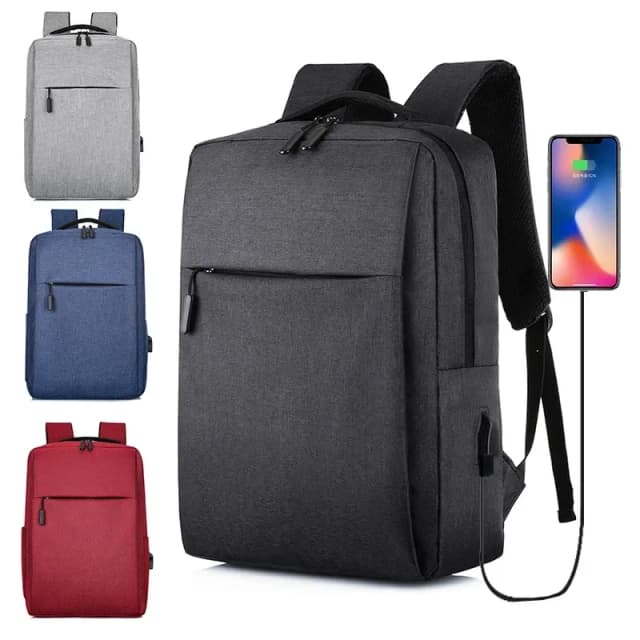 Mochila Empresarial Versátil com USB Recarregável, Impermeável, para Laptop, Nova Mochila Escolar para Empresários