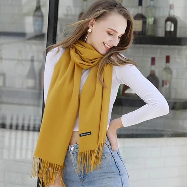 2022 inverno cashmere feminino cachecol de marca luxo cachecóis senhora borla bandana feminino sólido xale envolve foulard tippet pashmina