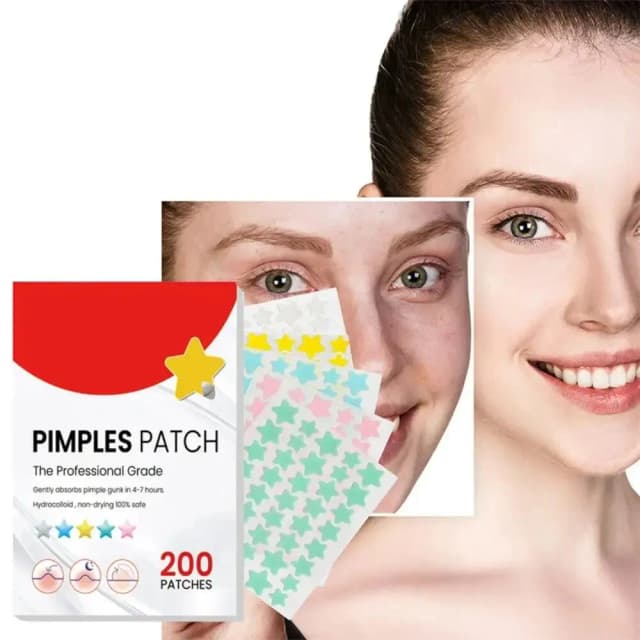 Remendo facial do cuidado da pele, desvanece-se manchas, espinhas marcas, acne fechada, manchas cobrir