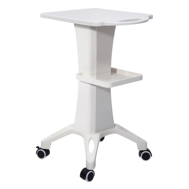 Carrinho de salão de beleza, Bandeja de armazenamento de instrumentos de beleza, 2 camadas