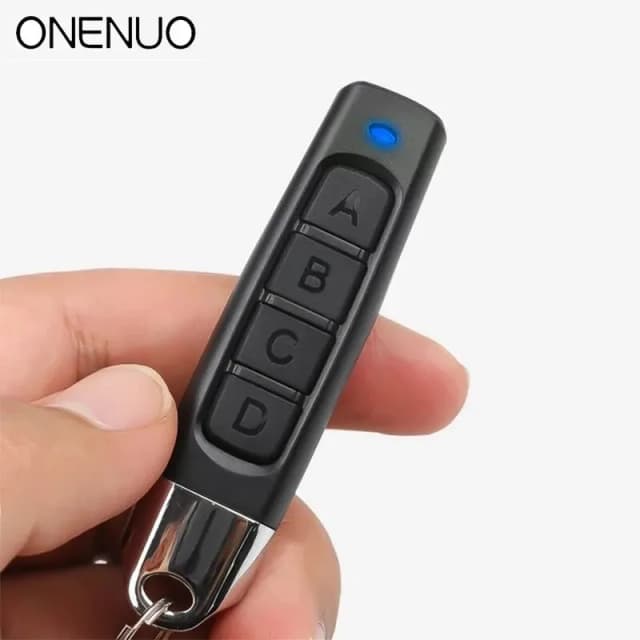 Abridor de porta de garagem com controle remoto, 433mhz 433.92mhz, duplicador de controle remoto, clone, aprendizagem, código de rolamento, chave de carro