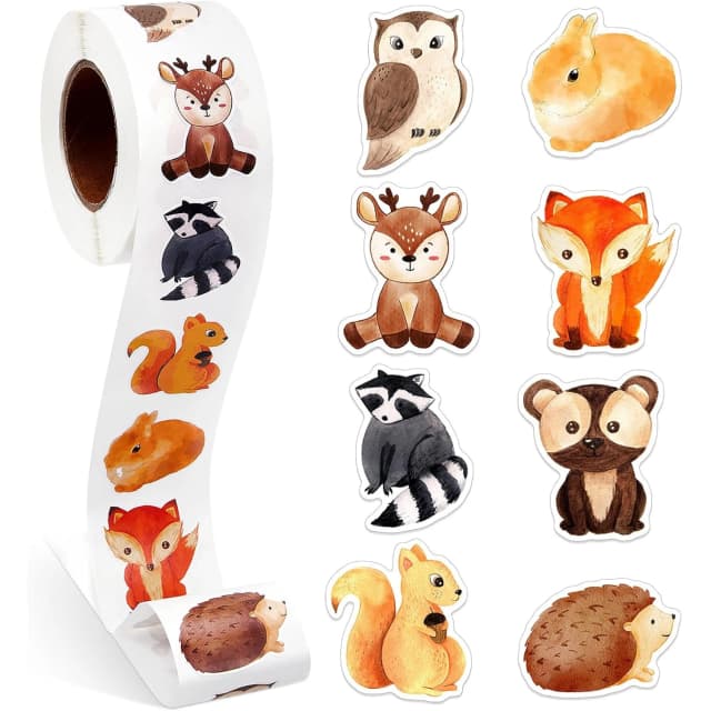 100-500 pçs animais bonitos adesivos recompensa adesivos para crianças para estudantes presente motivacional decoração etiqueta papelaria adesivo