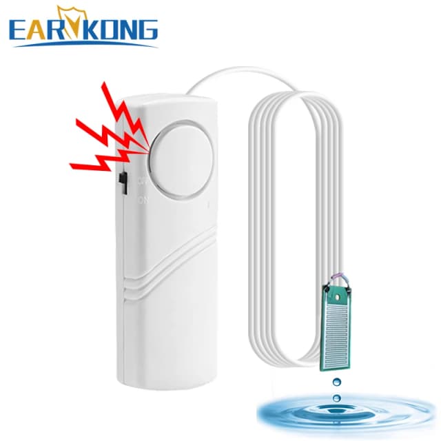 Sensor de vazamento de água sistema de alarme sonoro automação residencial inteligente detector de nível de transbordamento de água proteção de segurança residencial