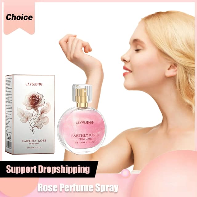 Perfume feminino de longa duração, essência rosa floral, spray corporal, hidrata, perfume fresco, desodorante para pele, perfumes de feromônio