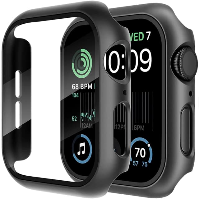 Capa de Vidro para Apple Watch (Séries 11, 10, 9, 8, 7, 6, SE, 5) - Acessório Protetor de Tela para Apple iWatch 44mm, 40mm, 41mm, 45mm, 42mm, 46mm