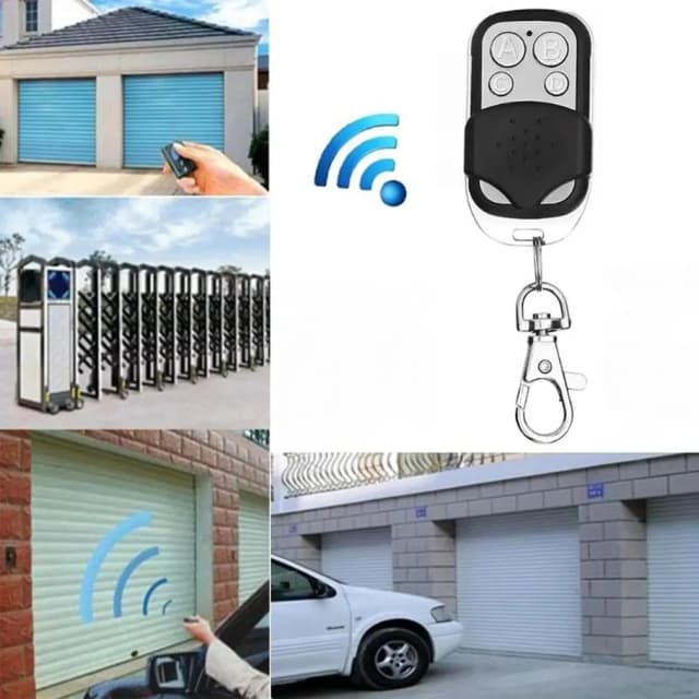 Botão de metal transmissor de controle remoto abcd/bloqueio desbloquear 4 botões 433mhz universal 4 botões abridor de porta de garagem remoto