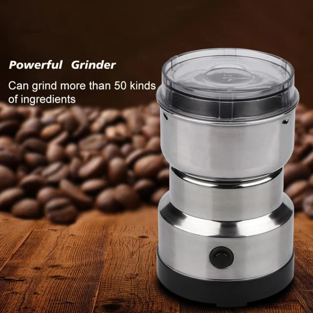 Cozinha multifuncional 4 lâmina moedor de grãos café cortar casa moedor de café elétrico porca feijão sabor liquidificador