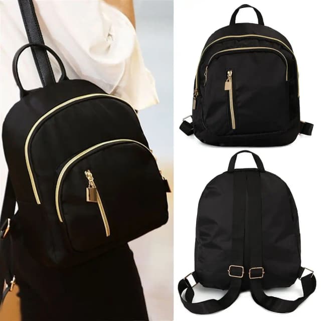 Multi-função feminina moda menina oxford daypack viagem bonito mini mochila masculina bolsa de ombro preto quente