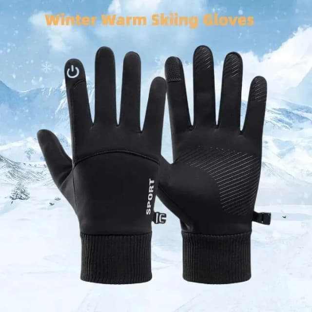 Luvas impermeáveis e à prova de vento para homens e mulheres, Antiderrapante, Quente, Esportes, Pesca, Tela sensível ao toque, Condução, Motocicleta, Esqui, Ciclismo, Inverno
