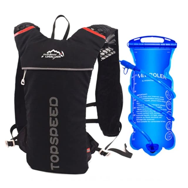 NEWBOLER Trail Running-ultra-light 5L Mochila, Correndo Colete de Hidratação, Maratona, Bicicleta 2L Saco De Água
