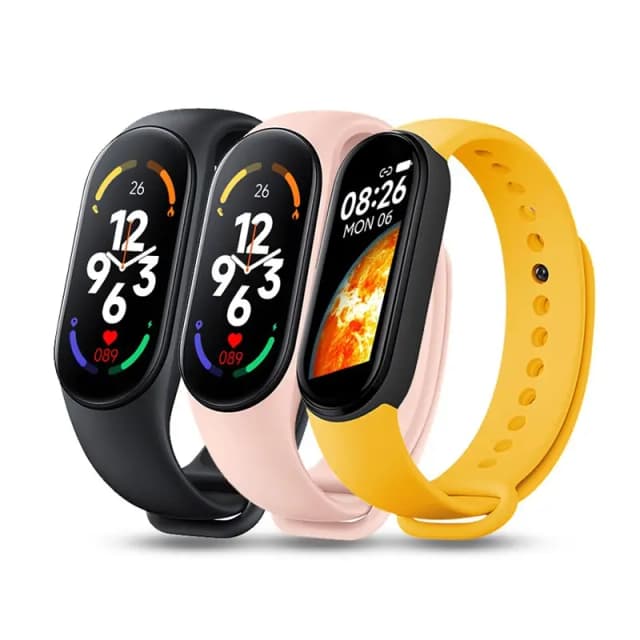 Pulseira de relógio para xiaomi mi band 7 6 5 4 3 pulseira de silicone pulseiras de pulso miband 3/4 band5 band6 acessórios smartwatch