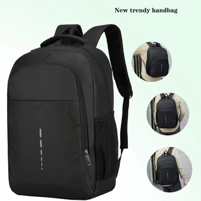 Mochila elegante unissex para notebook com vários bolsos, durável e leve para negócios, viagens escolares e deslocamentos diários