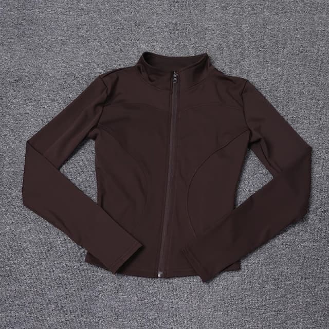 Jaqueta esportiva feminina camisa de manga comprida casaco de treino roupas de treinamento de ginástica yoga roupas esportivas