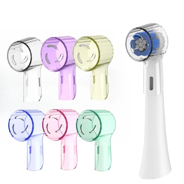 Tampas de escova de dentes à prova de poeira, compatíveis com cabeças de substituição Braun Oral B e protetor de cabeça de escova de dentes elétrica série iO