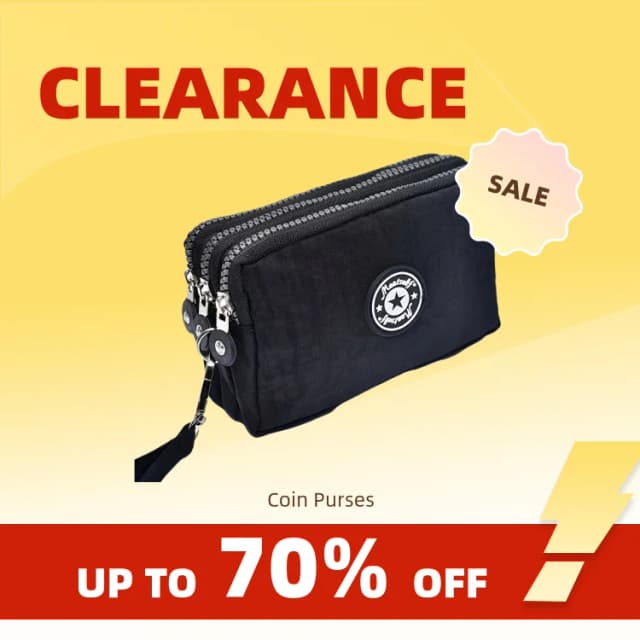 Clearance_Coin Purses_Accessórios contínuos
