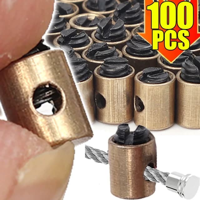 100 ~ 10 pçs fora de estrada cabo do acelerador da motocicleta parar parafuso pino para 50cc-250cc crf xr bbr klx mini-bicicleta acessórios