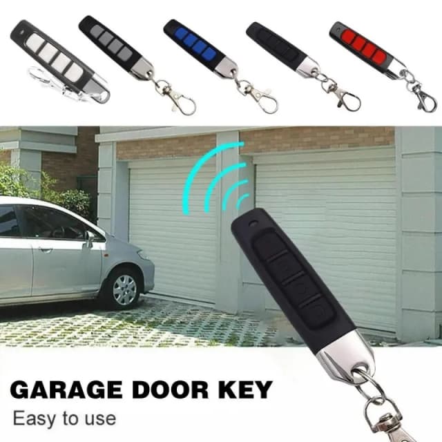 Abridor de porta de garagem, 433mhz 433.92mhz, controle remoto, duplicador, clone, aprendizagem, código de rolamento, chave de carro 433mhz 433