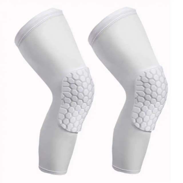 1Pc Sports Joelheira Elastic Knee Pads Honeycomb Basketball Futebol Joelheira Joelho Protector Brace Suporte Compressão Leg Mangas