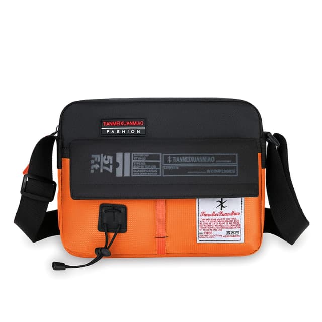 A nova bolsa de ombro único fora da bolsa crossbody casual moda mão bolsa colorida de nylon