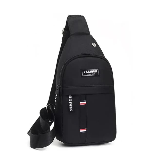 Alça de ombro masculina elegante, conveniente, casual, à prova d'água, ajustável, bolsa de cintura de grande capacidade adequada para atividades ao ar livre