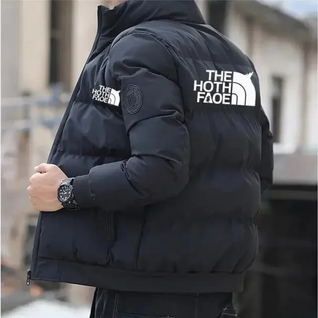 Jaqueta espessada da moda masculina, novo casaco parka quente e impermeável de outono e inverno, jaqueta casual e elegante masculina, exterior