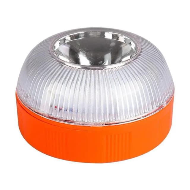 Luz de farol de emergência magnética para carros - lâmpada de advertência piscante estroboscópica, luz de sinal de segurança do veículo (bateria não incluída, V16