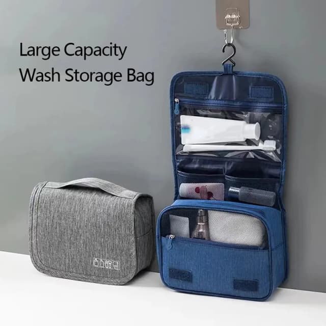 Grande capacidade de armazenamento de suprimentos de lavagem saco de armazenamento de viagem multifuncional bolsa de maquiagem portátil sacos de suspensão à prova dwaterproof água