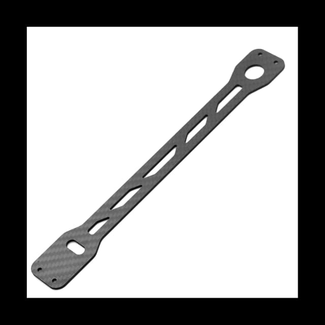 Carbon Fiber Second Floor Board Plate para Tamiya, Tamiya TT02, TT02B, TT-02, TT-02B, 1/10 RC Car, Upgrades Peças, Peças Acessórios