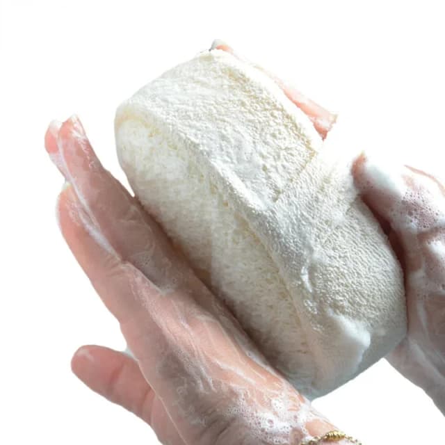Esponja de banho de lufa natural espessada-ducha saudável esfregar escova de massagem de corpo inteiro venda quente esponja de banho esfoliante