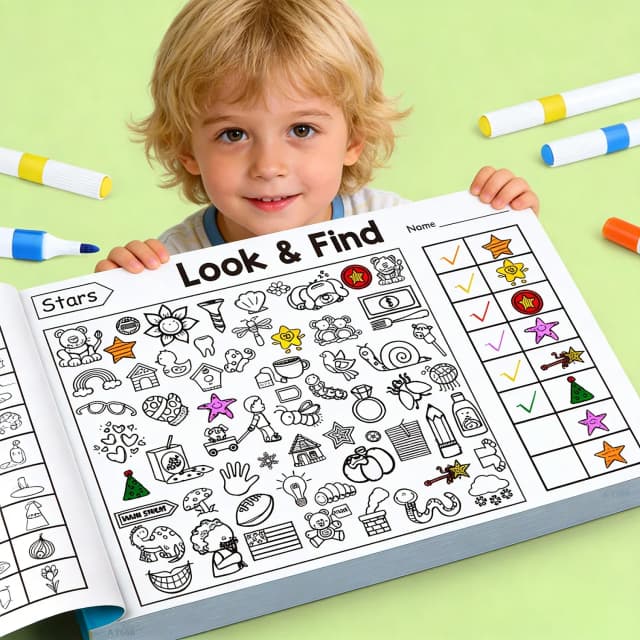 32 páginas crianças encontrar itens livro de colorir e desenho diversão concentração e atenção exercício educação precoce livro de atividades