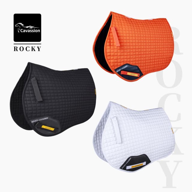 Cavitação Salto Saddlecloth para Equestrian, Competição Saddle Pad, Equipamento de equitação, Cor laranja, Número traseiro