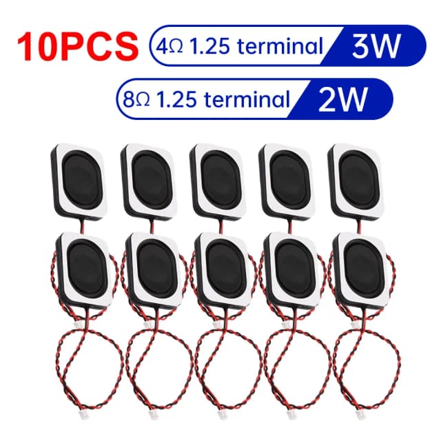 1-10 peças 4 ohm 3w/8 ohm 2w alto-falante quadrado pequena cavidade notebook computador 3525/2535 caixa ultrafina alto-falante