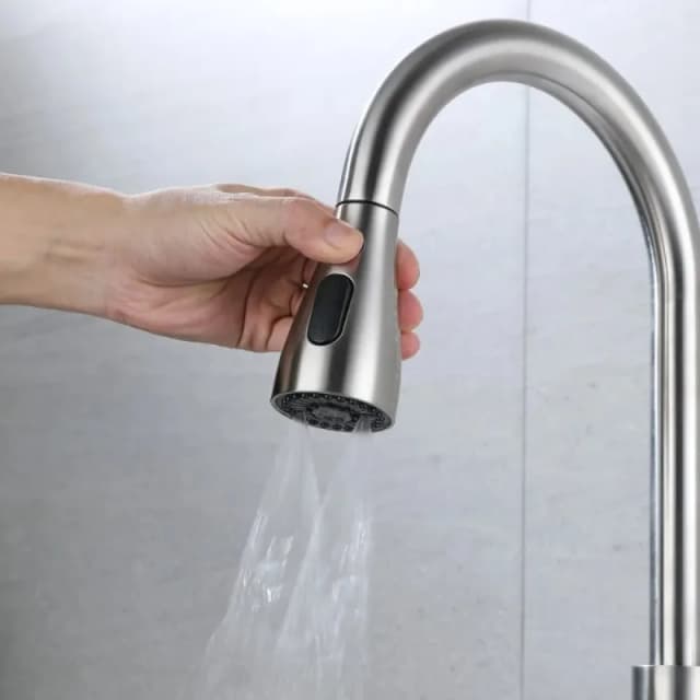 Para 1/2 "conexão cozinha pull out torneira pulverizador bocal 3 modos abs poupança de água pia do banheiro chuveiro spray cabeça