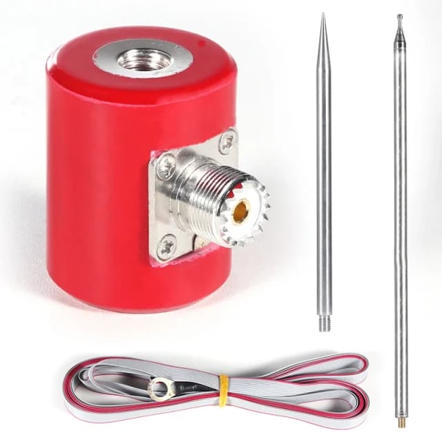 Antena qrp de 5.6m/18.3 pés, 14m-30mhz 300w-600w, antena hf de aço inoxidável, comprimento de onda 1/4 para rádio qrp usdx