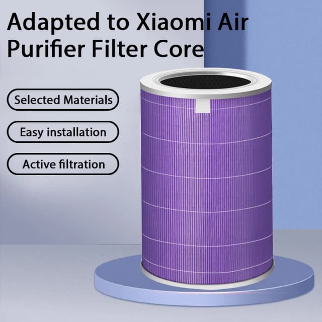 Filtro de Ar para Xiaomi Purificador de Ar, Mi 2, 1, 2S, 3, 3H, Pro Geração, H13, Carbono, HEPA, Antibactérias Formaldeído