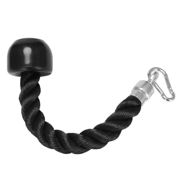 Heavy Duty Tricep Pull Down Single Rope com Snap Hook, Máquina de cabo de fixação de fitness, Pulldown Rope para Home Gym