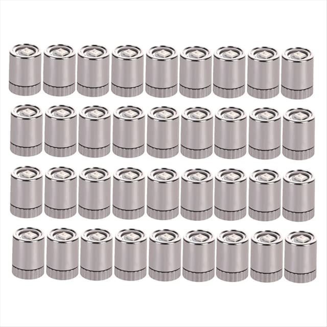 Luzes LED em miniatura para Dollhouse, artesanato, mini luzes spot, a pilhas, branco quente, 36pcs