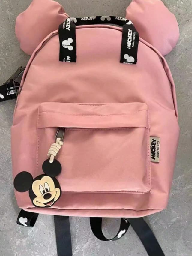 Mochila escolar de luxo para crianças, mochila conjunta da disney, mickey, mochila pequena, jardim de infância