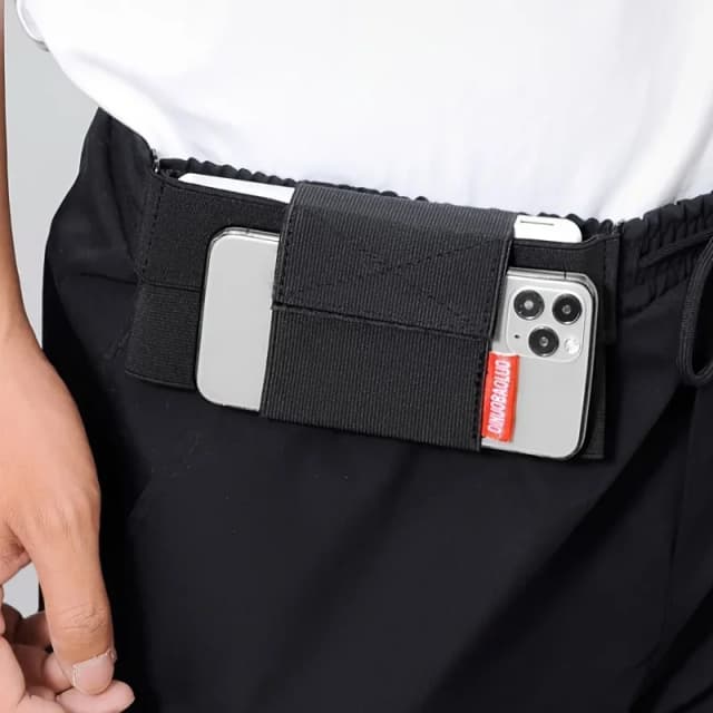 Esportes invisível saco da cintura do telefone móvel masculino portátil saco de cintura feminino trabalho ao ar livre elástico saco do telefone móvel