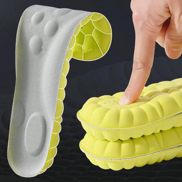 1 par/2 pares/4 pares palmilhas esportivas de látex de alta elasticidade almofadas de sapato macio suporte de arco palmilhas ortopédicas palmilha desodorante respirável