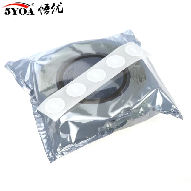 5yoa 50/100 pces ntag215 adesivo nfc etiqueta etiqueta 13.56mhz iso14443a branco universal 215 rfid telefone disponível etiqueta adesiva