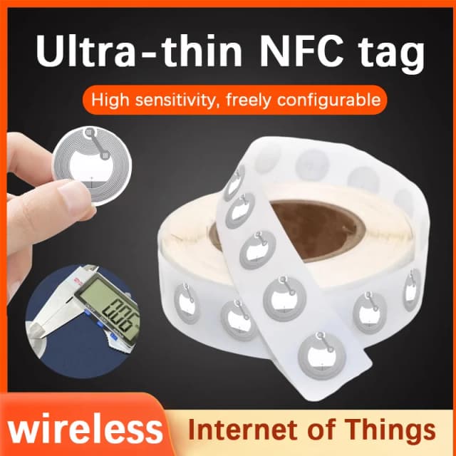 50 peças] 215nfc etiqueta eletrônica celular nfc ntag cartão redondo cartão de jogo atalho comando música parede huawei compartilhar ios atalho
