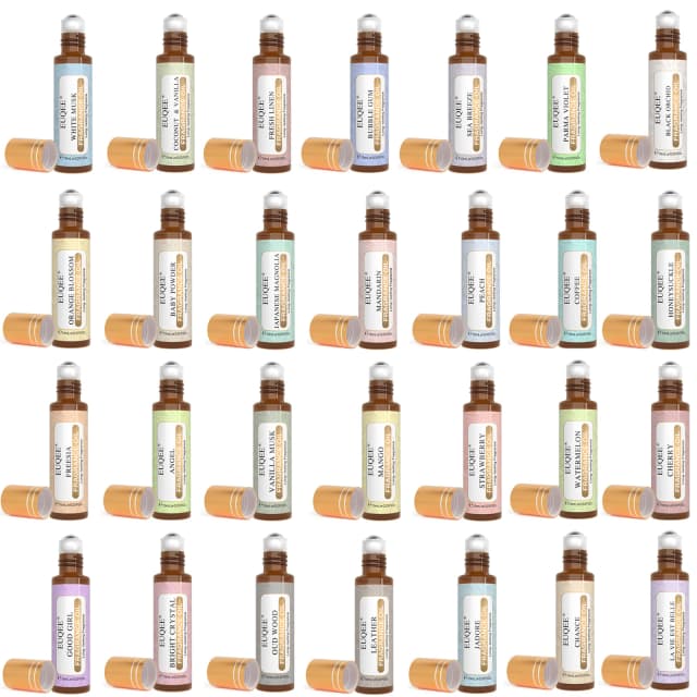 EUQEE 10ml Óleo Fragrância Roll-On Perfume de Longa Duração La Vie Est Belle CHANCE Jadore Algodão Morango para Homens e Mulheres