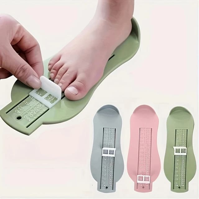 Medição de pé para bebê criança sapato acessórios calibre criança infantil pé medida calibre sapatos tamanho régua de medição ferramenta
