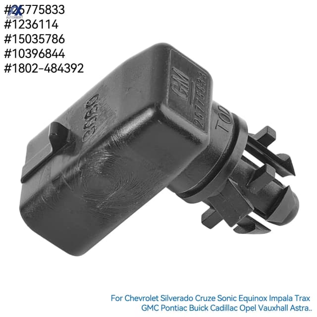Sensor de temperatura do ar ambiente externo para GM Chevrolet Cruze Buick Cadillac Opel Vauxhall Astra 25775833 15035786   1802- 484392